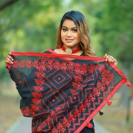 halfsilk-embroidery-saree-em-130